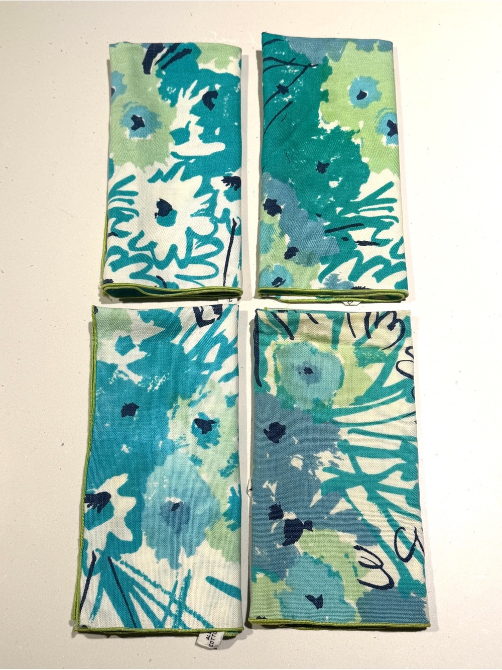 Vintage Vera Napkins - Abstract Floral - Set of 4